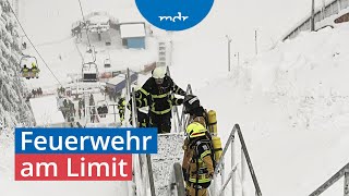 Für guten Zweck FeuerwehrTreppenlauf in Oberhof  MDR THÜRINGEN JOURNAL  MDR [upl. by Ylera]