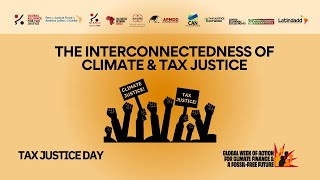 WEBINAR The Interconnectedness of Climate amp Tax Justice [upl. by Tuinenga]