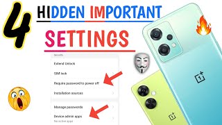 4 Hidden Important Settings 🔥 OnePlus Device 😯 OnePlus Nord CE 2 Lite 5G amp Nord CE 3 Lite 5G [upl. by Tammi20]