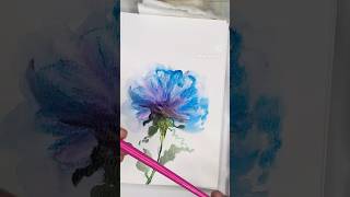 Watercolor pencils letting them flow free amp easy [upl. by Coppock]