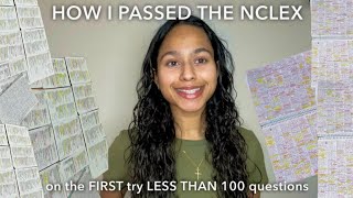 I PASSED THE NCLEX  my tips amp study methods [upl. by Ellimahs]