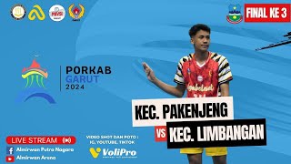 Live Bola Voli PORKAB 2024  LIMBANHAN VS PAKENJENG [upl. by Nosle]