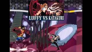 KATAKURI MUGEN CHAR One Pieceampamp Luffy vs Katakuri mugen fight [upl. by Ehgit]