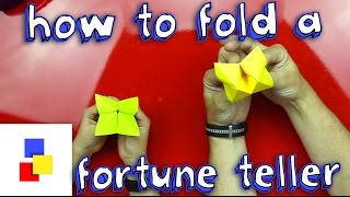 How To Fold A Fortune Teller [upl. by Ile]