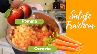 Recette FRAICHEUR POMME CAROTTE réalisée avec le THERMOMIX [upl. by Odlanyer729]