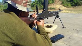 LMG Mmachine Gun  762 mm LMG Machine Gun Sound Effect LMG Gun Firing Assam Police [upl. by Eecyac169]