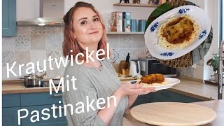 Krautwickerl mit Reis und Pastinakenpüree  vegetarische Kohlrouladen  Abendessen mit Amanda [upl. by Locin]