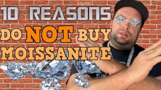 10 Reasons NOT TO BUY MOISSANITE  Harlembling  Biggest Moissanite Jeweler Explains [upl. by Harimas]