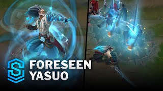 Foreseen Yasuo Skin Spotlight  PreRelease  PBE Preview  League of Legends [upl. by Lali]