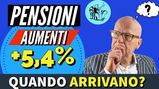 PENSIONI 👉 QUANDO ARRIVANO GLI AUMENTI 2024❓ A GENNAIO PER TUTTI❓ [upl. by Wesle246]