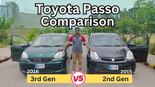 Toyota Passo Review  Passo comparison  3rd Gen Passo vs 2nd Gen Passo  Detailed Comparison [upl. by Ydneh]