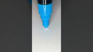 Satisfying Blue Paint Marker arts asmr satisfyingart satisfyingvideos satisfying marker [upl. by Bonis51]