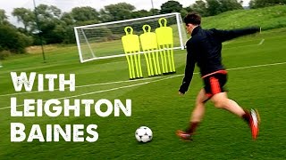 Learn Free Kicks with Leighton Baines [upl. by Towbin284]