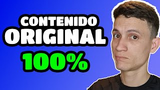 Convierte Contenido PLAGIADO en ORIGINAL en 2023 😎 Gratis [upl. by Ydnim]