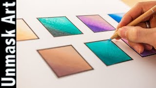 7 Ways of Blending Colored Pencils for Beginners [upl. by Ocimad]