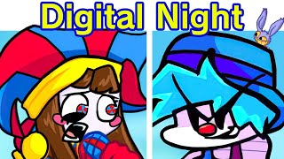 Friday Night Funkin in a Digital Night The Amazing Digital Circus FNF ModDigitalizingPomniJax [upl. by Orutra]