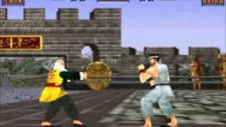 Virtua Fighter 2  All Akiras Moves [upl. by Egduj]