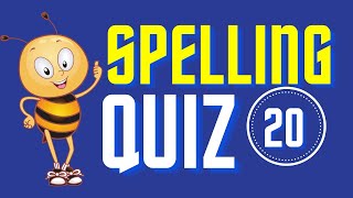 Spelling Quiz 20 Spelling Bee Test Vocabulary Test Hard Words [upl. by Mellen]