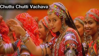 Chuttu Chutti Vachava Full Video Song  Rajnikanth  Soundarya   Telugu Hits [upl. by Anileba]