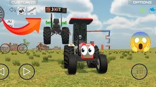 ज्वांइडर ट्रैक्टर हवा में उड़ गया Swaraj vs joinder tractor wala game 😱🚜😱🚜😨 [upl. by Snowber]