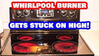 Whirlpool gas range burner not lighting property  Fixed [upl. by Adrial]