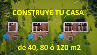 🏡Autoconstrucción Construye tu Casa Bioclimática de 120m2 por menos de la mitad [upl. by Otsuaf]