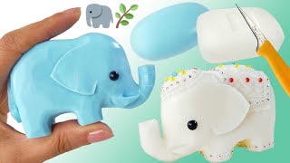 SOAP CARVING  Elephant  EasyIntermediate  Tutorial  Stop Motion  Satisfying [upl. by Truelove]