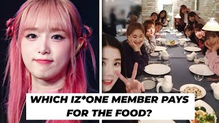 Choi Yena Reveals Who Pays When IZONE Members Gather The one who earns most should [upl. by Rimidalb429]