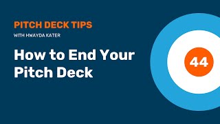 How to End Your Pitch Deck Presentation  PDM Part 44 [upl. by Nahtnhoj]