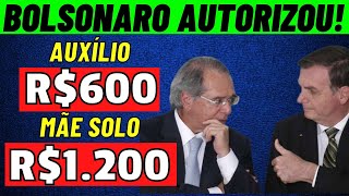 NOTÍCIA BOMBA FOI APROVADO  AUXÍLIO EMERGENCIAL 600 E MÃE SOLTEIRA 1200 SAIBA A DATA QUE COMEÇA [upl. by Leimaj711]