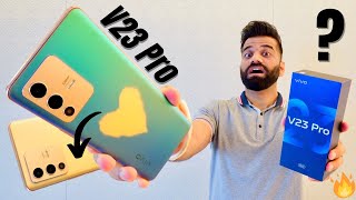 vivo V23 Pro Unboxing amp First Look  Crazy Color Changing Magic  50MP Selfie🔥🔥🔥 [upl. by Viquelia372]