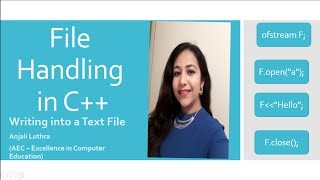 File handling in c using ofstream to write into a text file [upl. by Sik]