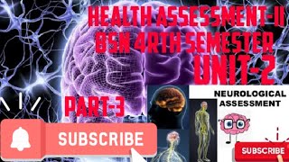 Neurological AssessmentUnit2Health AssessmentII BSN4rth semesterPart3in UrduEnglish [upl. by Yatnoj]