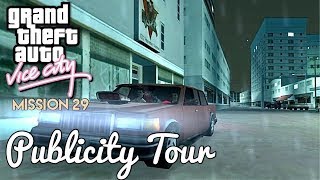 GTA VICE CITY  Publicity Tour  Mission [upl. by Noeled]