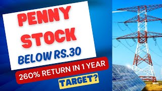 Penny Stock Below Rs 30  260 Return In One Year  Power Sector  Tamil  CTA100 [upl. by Attelrahc]