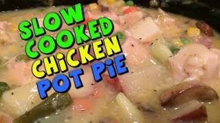 Slow Cooked Chicken Pot Pie  Bodybuilding Meal prep [upl. by Tegdirb]