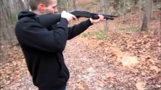 12 gauge shotgun recoil test [upl. by Droffig]