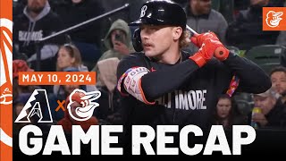 Dbacks vs Orioles Game Recap 51024  MLB Highlights  Baltimore Orioles [upl. by Wons]