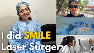 I did Laser Vision Correction Surgery  SMILE  My Entire Journey  Ahaana Krishna [upl. by Egap887]