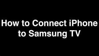 How To Screen Mirror iPhone To Samsung TV 2024  Full Guide [upl. by Reyna515]