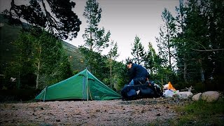 Cairngorms tranquil wild camping by the Luibeg burn [upl. by Irabaj]