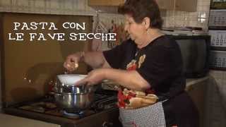 CUCINA ANTICA SICILIANA Puntata 0  Pasta con le fave secche [upl. by Leinto]