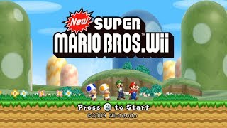 New Super Mario Bros Wii  Longplay  Wii [upl. by Aynom]