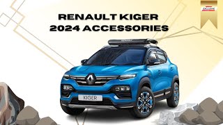 Renault KIGER 2024 Accessories  Full list with price renaultkiger RenaultIndiaVideos [upl. by Inail]