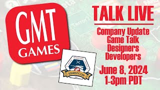 GMT Talk Live GMT Games Seminar with DesignersDevelopers [upl. by Sandye]