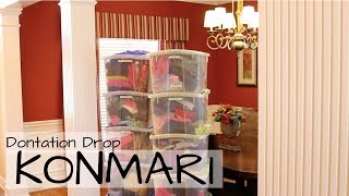 KONMARI METHOD TIDYING UP DONATIONS episode 9 [upl. by Ramahs]