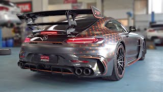 Mercedes AMG GT Black Series feat TFL Italy Downpipes amp OPF Delete  Start Up Revs amp Test Drive [upl. by Kirtley]