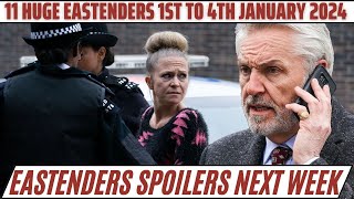 EastEnders 2024 11 Huge Explosive Spoilers Unveiled 1st January to 4th January 2024  eastenders [upl. by Peria]