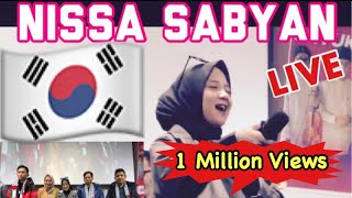 HEBOH  NISSA SABYAN DI KOREA  1 JUTA VIEW TERIMAKASIH [upl. by Gintz442]