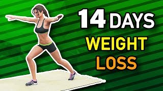 14 Days Weight Loss Challenge  Home Workout Routine [upl. by Audie]